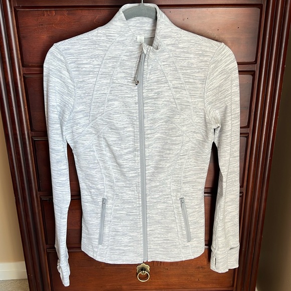 Lululemon Define Jacket Size 6 Wee Are From Space Nimbus Battleship - Picture 4 of 9